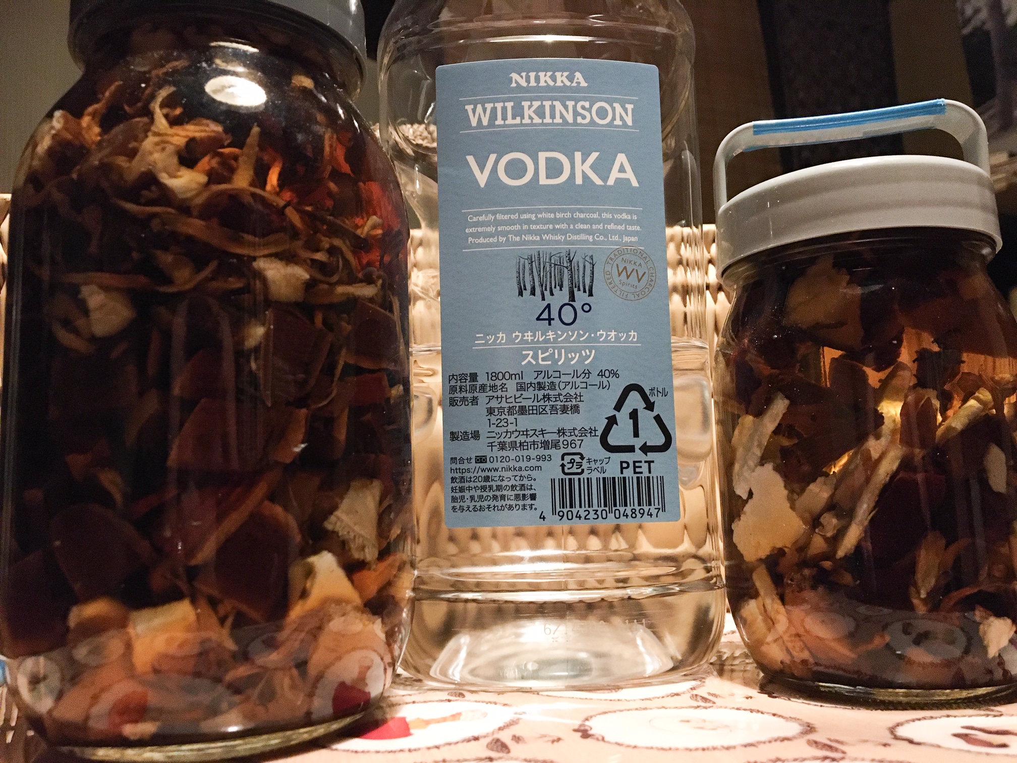 Mushrooms and vodka